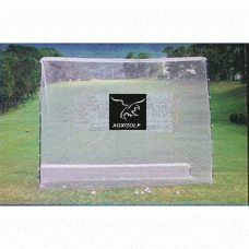 FRAMED GOLF PRACTICE AND DRIVING NET; FREE STANDING USE IN THE YARD OR IN THE GARAGE: MULTI USE
