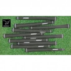NEW AGXGOLF MEN'S OVER SIZE GOLF GRIPS: 13 PACK (BLACK) +15 TAPE STRIPS