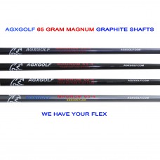 QUANTITY DISCOUNTS! IRON SHAFTS - MAGNUM 65  GRAM SERIES SENIOR, REGULAR or STIFF FLEX GRAPHITE 41" .370 TIP PARALLEL