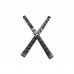 A PACK OF 10 AGXGOLF MEN'S MID-SIZED CORDED (MULTI-COMPOUND) GOLF GRIPS & OPTIONAL 12 TAPE STRIPS: BLACK/WHITE 