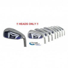 AGXGOLF "One Swing" Same Length Iron Heads: Set of Six Heads 5-PW Stainless Steel .370 Hosel; Left or Right Hand Optional 4 Iron and/or Sand Wedge