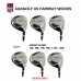 AGXGOLF MAGNUM #3  FAIRWAY UTILITY WOODS: (15 DEGREE) HEADS ONLY!!  