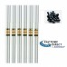 6 True Temper Command Regular/Stiff Flex Steel Iron Shafts .370 Tip +7 Ferrules