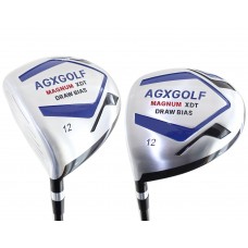 AGXGOLF LEFT or RIGHT HAND DRAW BIAS 12° 460cc DRIVER GRAPHITE SHAFT: HEAD ONLY