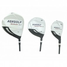 LADIES MAGNUM XLT 3 PIECE WOODS SET: DRIVER, 3 WOOD & 3 HYBRID IRON. RIGHT HAND, HEADS ONLY!!