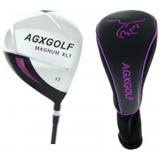 AGXGOLF GIRLS RIGHT HAND MAGNUM XLT 12° DRIVER wGRAPHITE SHAFT & HEAD COVER
