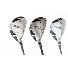 AGXGOLF MEN'S MAGNUM XS SERIES GRAPHITE HYBRID IRONS SET; #5, #7 & #9 Hybrids. RIGHT HAND