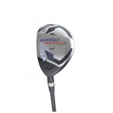 AGXGOLF Boy's Left Hand Edition, Magnum XS #4 HYBRID IRON (22 Degree) w/Free Head Cover