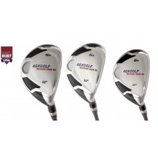 AGXGOLF MEN'S MAGNUM XS SERIES GRAPHITE HYBRID IRONS SET; #4, #5 & #6 Hybrids LEFT or RIGHT HAND