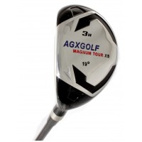 AGXGOLF LADIES LEFT HAND Edition, Magnum XS #3 HYBRID IRON (19 Degree) w/Free Head Cover - ALL SIZES. Additional Fairway Wood Options! 