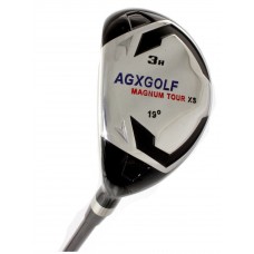 AGXGOLF LADIES LEFT HAND Edition, Magnum XS #3 HYBRID IRON (19 Degree) w/Free Head Cover - ALL SIZES. Additional Fairway Wood Options! 