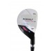 AGXGOLF LADIES MAGNUM XS SERIES #3 (19 DEGREE) HYBRID IRON w/GRAPHITE SHAFT & COVER: CHOOSE YOU LENGTH