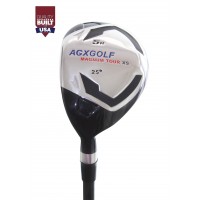 AGXGOLF Men's LEFT HAND Edition, Magnum XS #5 HYBRID IRON (25 Degree) w/Free Head Cover: Available in Senior, Regular & Stiff flex - ALL SIZES. Additional Hybrid Iron Options!