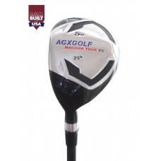 AGXGOLF Men's LEFT HAND Edition, Magnum XS #5 HYBRID IRON (25 Degree) w/Free Head Cover: Available in Senior, Regular & Stiff flex - ALL SIZES. Additional Hybrid Iron Options!