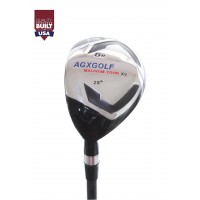 AGXGOLF LADIES LEFT HAND Edition, Magnum XS #6 HYBRID IRON (28 Degree) w/Free Head Cover - ALL SIZES. Additional Fairway Wood Options! 