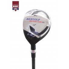 AGXGOLF LADIES LEFT HAND Edition, Magnum XS #8 HYBRID IRON (34 Degree) w/Free Head Cover - ALL SIZES. Additional Fairway Wood Options! 