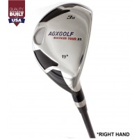 AGXGOLF Boy's Edition, Magnum XS #3 HYBRID IRON (19 Degree) w/Free Head Cover