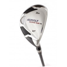 AGXGOLF LADIES Edition, Magnum XS #5 HYBRID IRON (25 Degree) w/Free Head Cover - ALL SIZES. Additional Fairway Wood Options! 