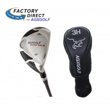 AGXGOLF MEN’S Edition, Magnum XS #3 HYBRID IRON (19 Degree) w/Free Head Cover: Available in Senior, Regular & Stiff flex - ALL SIZES. Additional Hybrid Iron Options!