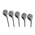 AGXGOLF Men's Magnum XS Series # 5, 6, 7, 8 & 9 Hybrid Irons Set, Left or Right hand; Graphite w/Matching Head Covers; USA Built