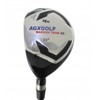 AGXGOLF LADIES LEFT HAND Edition, Magnum XS #5 HYBRID IRON (25 Degree) w/Free Head Cover - ALL SIZES. Additional Fairway Wood Options! 