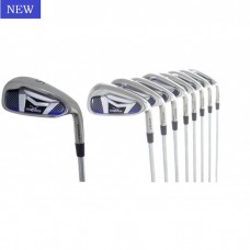 AGXGOLF MEN'S ONE SWING SAME LENGTH IRONS SET 4, 5, 6, 7, 8 & 9 + PITCHING WEDGE; SENIOR REGULAR or STIFF FLEX, CHOICE of FINISHED LENGTH, BUILT in USA!! SEE OPTIONS