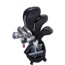 LADIES RIGHT HAND MAGNUM XS TOUR EDITION GOLF CLUB SET w460 DRIVER + #3 HYBRID+ 5-PW+PUTTER: OPTION TO INCLUDE STAND BAG and ADDITIONAL CLUBS 
