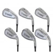 AGXGOLF Boy's Graphite Edition TCI Tour Irons Set; 4, 5, 6, 7, 8 & 9 Irons + Pitching Wedge & Sand Wedge. BUILT in USA!!
