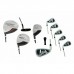 SENIOR XLT MEN'S LEFT HAND GOLF SET: +DRIVER+3WD+HYBRID+6-PW IRONS+PUTTER