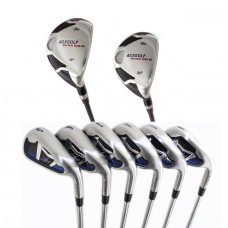 AGXGOLF MEN'S RIGHT HAND MAGNUM XS TOUR IRONS SET 3 + 4 HYBRID+5-SW: ALL SIZES 