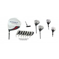 MEN'S LEFT or RIGHT HAND MAGNUM XS X-TOUR EDITION 13 CLUB GOLF SET w460 DRIVER +3 & 5 WOOD #3 & 4 HYBRIDS + 5-9 IRONS + PW & SW+PUTTER: OPTION TO INCLUDE STAND BAG