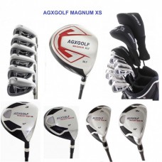 MEN'S LEFT or RIGHT HAND MAGNUM XS EDITION 13 CLUB GOLF SET w460 DRIVER +3 & 5 WOOD #3 & 4 HYBRIDS + 5-9 IRONS + PW & SW+PUTTER: OPTION TO INCLUDE STAND BAG