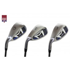 AGXGOLF LADIES MAGNUM ONE SWING SAME LENGTH EDITION WEDGES: LOB WEDGE, SAND WEDGE AND GAP WEDGE. RIGHT HAND, ALL SIZES 