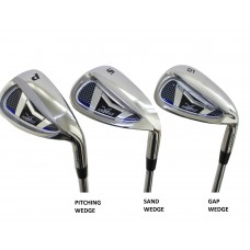 AGXGOLF LADIES MAGNUM XS SERIES WEDGES: PITCHING WEDGE, GAP WEDGE & SAND WEDGE. RIGHT HAND, ALL SIZES 