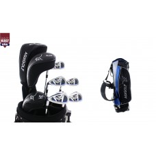 AGXGOLF GIRLS LEFT HAND MAGNUM GOLF CLUB SET w/DRIVER+FAIRWAY WOOD+6,7,8,9 IRONS+PW+PUTTER: SET ONLY 
