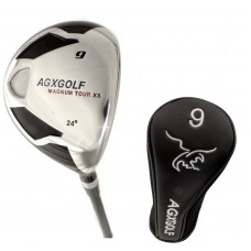 AGXGOLF XS MEN'S 9 WOOD (24 DEGREE): AVAILABLE IN ALL LENGTHS AND FLEXES