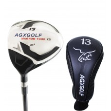 AGXGOLF Ladies Edition, Magnum XS #13 FAIRWAY WOOD (34 Degree) w/Free Head Cover - ALL SIZES. Additional Fairway Wood Options! 