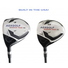 AGXGOLF Ladies Left Hand Edition, Magnum XS #3 & #13 FAIRWAY WOOD (15 & 34 Degree) w/Free Head Cover: Available in - ALL SIZES. Additional Fairway Wood Options! 