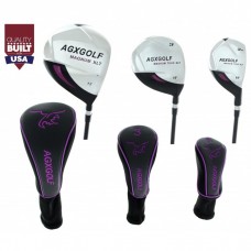 LADIES MAGNUM XLT 3 PIECE WOODS SET: DRIVER  3 WOOD & 3 HYBRID IRON. RIGHT HAND, AVAILABLE IN ALL TALL, PETITE, & REGULAR LENGTH. 