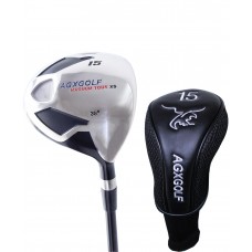 AGXGOLF Men's Edition, Magnum XS #15 FAIRWAY WOOD (38 Degree) w/Free Head Cover: Available in Senior, Regular & Stiff Flex - ALL SIZES. Additional Fairway Wood Options! 