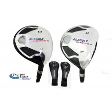 AGXGOLF MEN'S XS #11 & 13 FAIRWAY WOODS: 30 & 34 DEGREE: RIGHT HAND: CHOOSE LENGTH & FLEX + GRAPHITE SHAFT + HEAD COVER AGXGOLF MEN'S XS #11 & 13 FAIRWAY WOODS: 30 & 34 DEGREE: RIGHT HAND: CHOOSE LENGTH & FLEX + GRAPHITE SHAFT + HEAD COVER