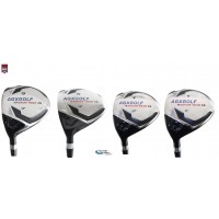 AGXGOLF MEN'S LEFT HAND MAGNUM XS EDITION FAIRWAY WOODS SET: #3, 5, 7 & 9; FAIRWAY WOODS wGRAPHITE SHAFTS + FREE HEAD COVERS: CHOOSE FLEX & LENGTH