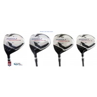 AGXGOLF MEN'S LEFT HAND MAGNUM XS EDITION FAIRWAY WOODS SET: #9, 11, 13 & 15 FAIRWAY WOODS wGRAPHITE SHAFTS + FREE HEAD COVERS: CHOOSE FLEX & LENGTH