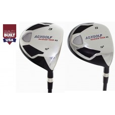 MEN'S LEFT or RIGHT HAND MAGNUM XS EDITION FAIRWAY WOODS SET: #3 & #5 FAIRWAY WOODS with GRAPHITE SHAFTS..FREE HEAD COVERS: CHOOSE FLEX & LENGTH
