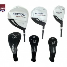 LADIES MAGNUM XLT 3 PIECE WOODS SET: DRIVER  3 WOOD & 3 HYBRID IRON. RIGHT HAND, AVAILABLE IN ALL TALL, PETITE, & REGULAR LENGTH. 