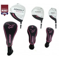 LADIES MAGNUM XLT 3 PIECE WOODS SET: DRIVER, 3 WOOD & 3 HYBRID IRON. RIGHT HAND, AVAILABLE IN ALL TALL, PETITE, & REGULAR LENGTH. 