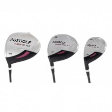  LEFT HAND LADIES MAGNUM XLT 3 PIECE WOODS SET: DRIVER, 3 WOOD & 3 HYBRID IRON.  AVAILABLE IN ALL TALL, PETITE, & REGULAR LENGTH. 