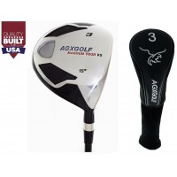 AGXGOLF Ladies Edition, Magnum XS #3 FAIRWAY WOOD (15 Degree) w/Free Head Cover - ALL SIZES. Additional Fairway Wood Options! 