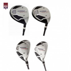 AGXGOLF LADIES MAGNUM XS WOODS (7 & 9)  AND 4 & 5 HYBRID IRONS SET: with LADY FLEX GRAPHITE SHAFT and HEAD COVERS