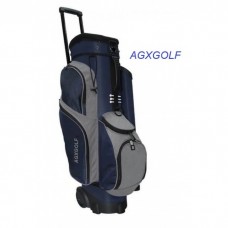 AGXGOLF "GOT WHEELS" PREMIUM GOLF CART BAG w/BUILT IN WHEELS